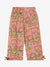 Pure Cotton Peach and Magenta Floral Night Suit for Kids