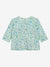 Blue-Green Printed Cotton Night suit