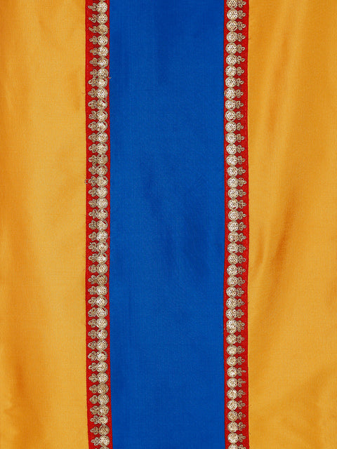 Blue and Mustard ethnic table runner