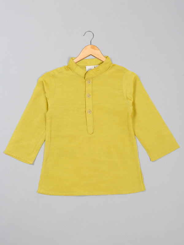 saka-designs-cotton-blue-kurta-pajama-with-embroidery-yellow-jacket