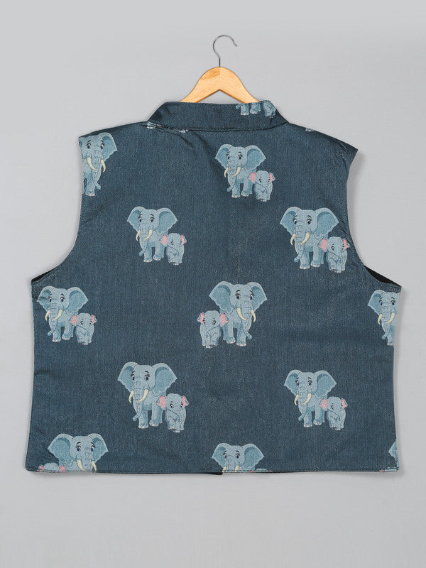 saka-designs-cotton-blue-kurta-pajama-with-embroidery-yellow-jacket