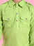 Saka Designs Boys Light Green Cotton Pathani Kurta Set