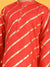 Saka Designs Boys Red Printed Kurta With White Payjama