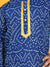 Saka Designs Boys Blue Bandhani Printed Kurta With White Payjama