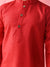 Saka Designs Boys Red Kurta With White Payjama