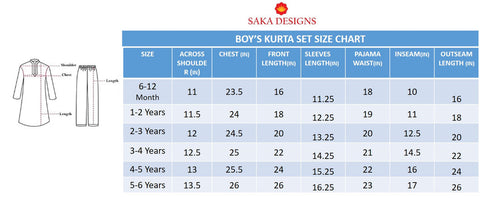 Saka Designs Boys Cotton Kurta & Pyjama With Bottle Green Jacket