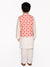 Saka Designs Boys Cotton Kurta & Pyjama With Printed Jacket