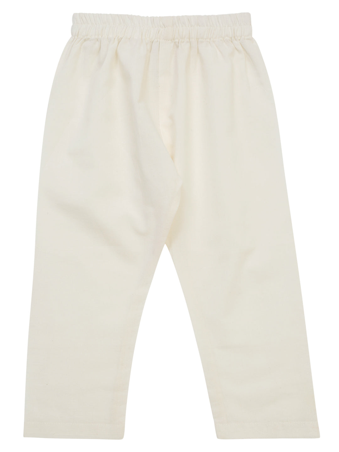 Cotton Kurta Pyjama with Printed Jacket