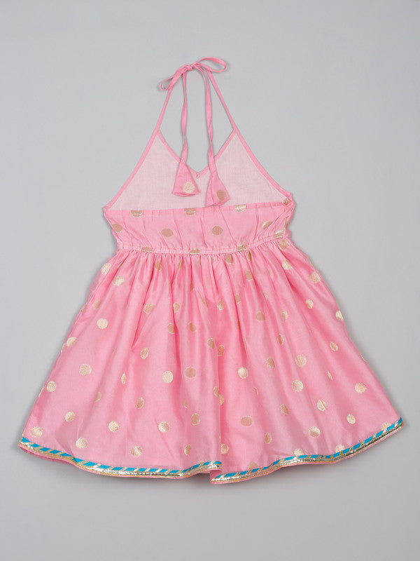 saka-designs-pink-and-blue-halter-neck-dhoti-jhabla-for-girls