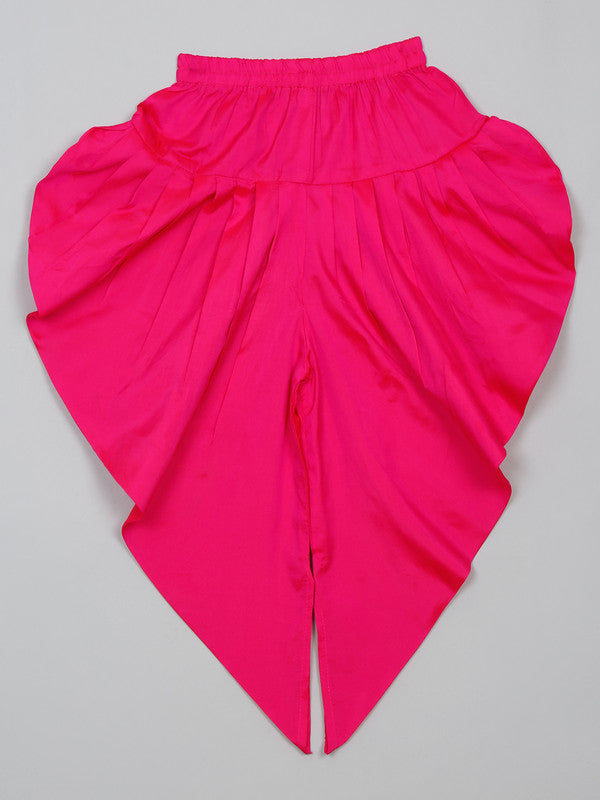 saka-designs-teal-greean-and-magenta-halter-neck-dhoti-jhabla