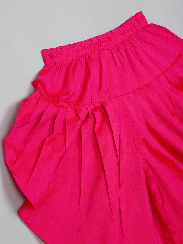 saka-designs-teal-greean-and-magenta-halter-neck-dhoti-jhabla