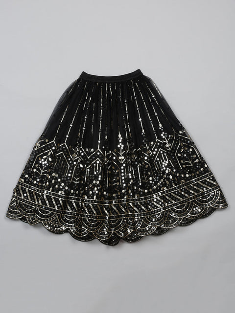 saka-designs-heavy-embroidery-and-mirror-work-black-lehanga-choli-with-dupatta