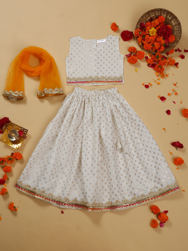 saka-designs-foil-printed-lehenga-choli-with-dupatta-for-girls-white