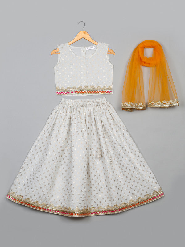 saka-designs-foil-printed-lehenga-choli-with-dupatta-for-girls-white