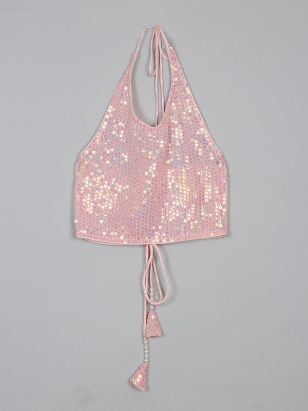 saka-designs-puple-lehanga-with-sequence-work-pink-halter-choli-for-girls