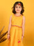 Saka Designs Girls Printed With Lace Work Lehenga Choli - Yellow