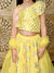 Saka Designs Girl Yellow Lehenga Choli With Dupatta