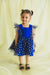 Saka Designs Blue Girls Above Knee Dress